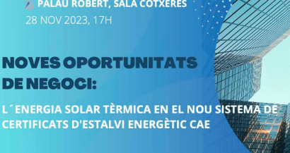 Explora el evento de ASIT sobre energía solar y certificación energética en Barcelona