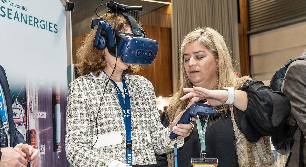 Probando la tecnología de Navantia para mantener parques eólicos offshore en Iberdrola